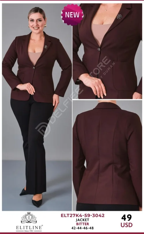 Жакет ELIT LINE (Brown, модель ELT27K4-59-3042) оптом