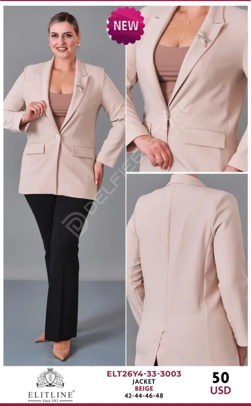 Жакет ELIT LINE (Beige, модель ELT26Y4-33-3003) оптом