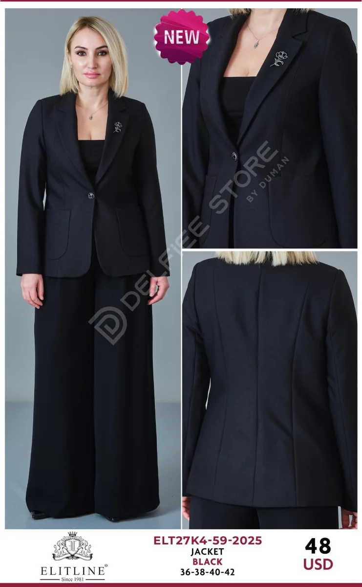 Жакет ELIT LINE (Black, модель ELT27K4-59-2025) оптом
