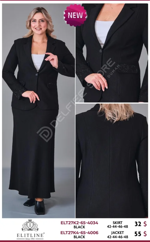 Жакет ELIT LINE (Black, модель ELT27K4-65-4006) оптом