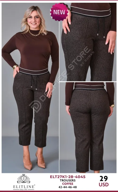 Брюки ELIT LINE (Brown, модель ELT27K1-28-4045) оптом