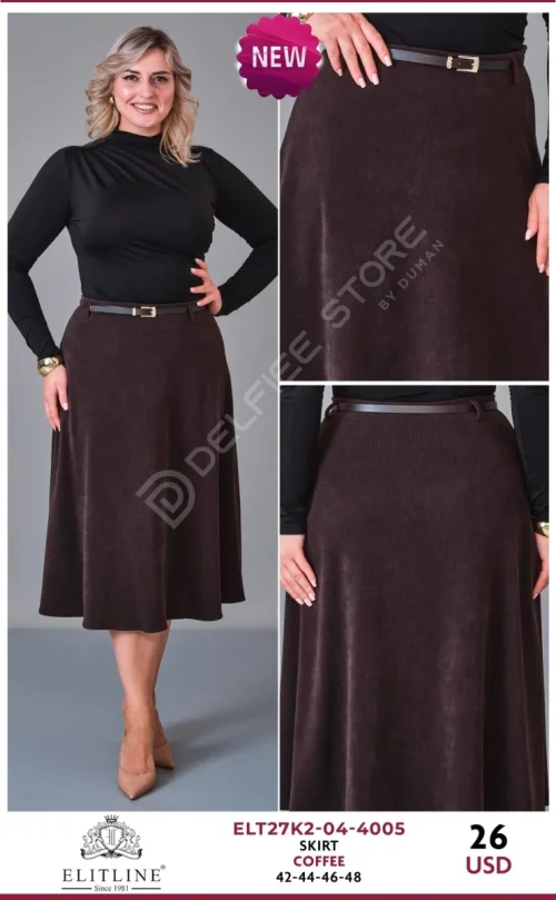 Юбка ELIT LINE (Brown, модель ELT27K2-04-4005) оптом