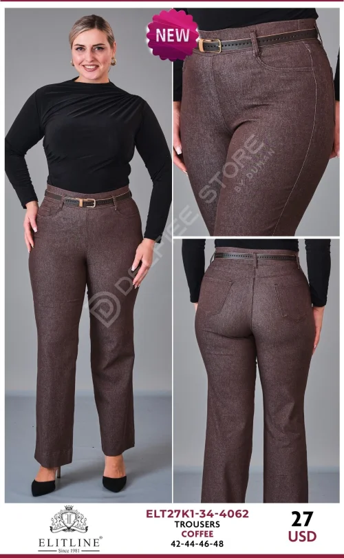 Брюки ELIT LINE (Brown, модель ELT27K1-34-4062) оптом