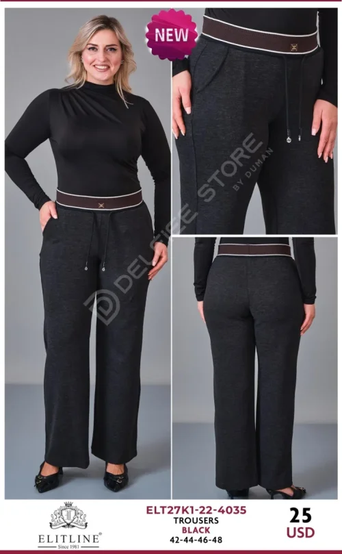 Брюки ELIT LINE (Black, модель ELT27K1-22-4035) оптом