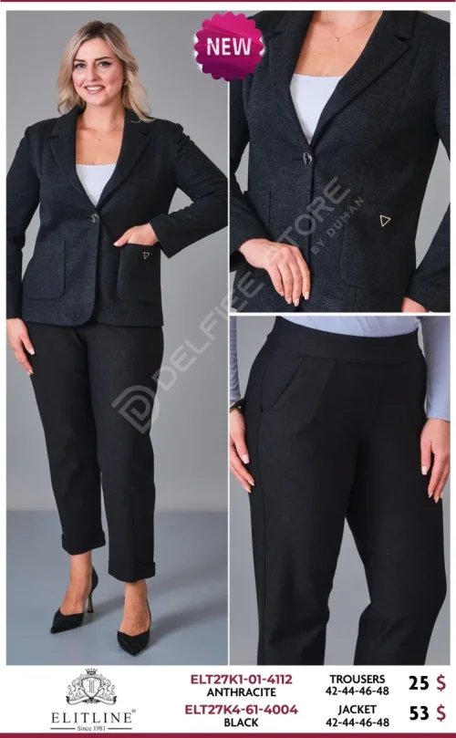 Брюки ELIT LINE (Dark gray, модель ELT27K1-01-4112) оптом