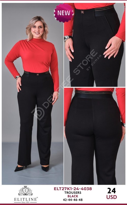 Брюки ELIT LINE (Black, модель ELT27K1-24-4038) оптом