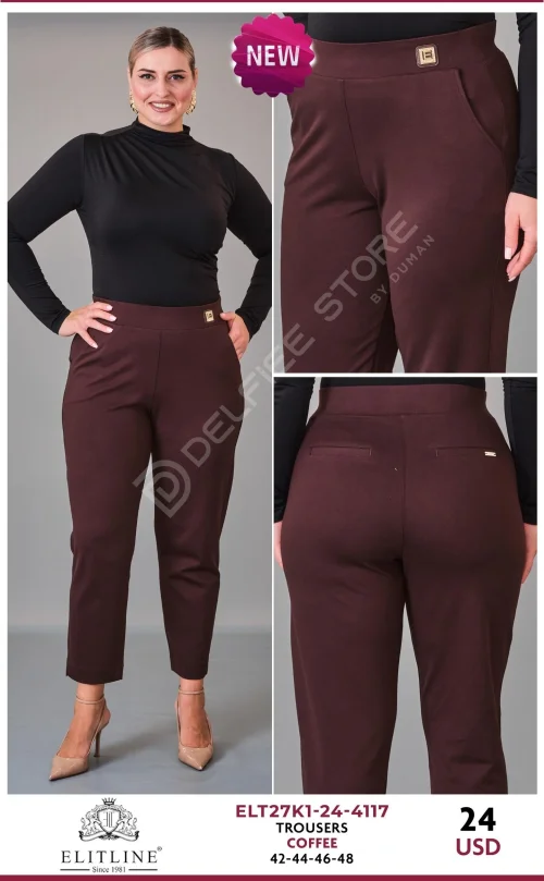 Брюки ELIT LINE (Brown, модель ELT27K1-24-4117) оптом