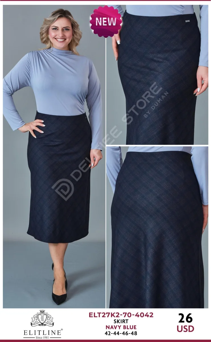 Юбка ELIT LINE (Navy, модель ELT27K2-70-4042) оптом