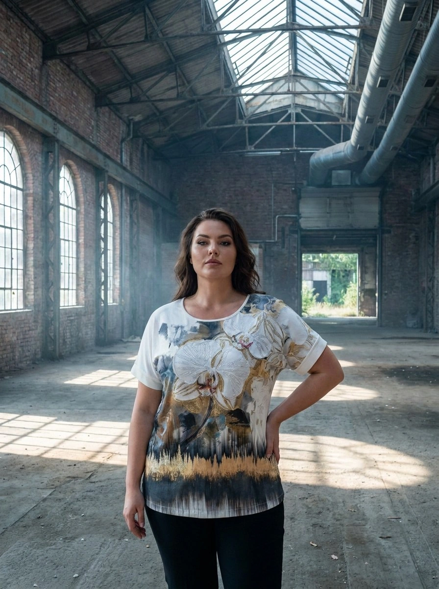 Блузка, Eliza Fanti, Желтый, модель 9471, женская одежда оптом из Турции, Лалели