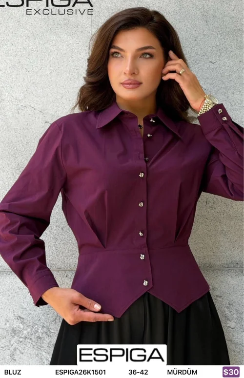 Блузка ESPIGA (Purple, модель ESPIGA26K1501) оптом
