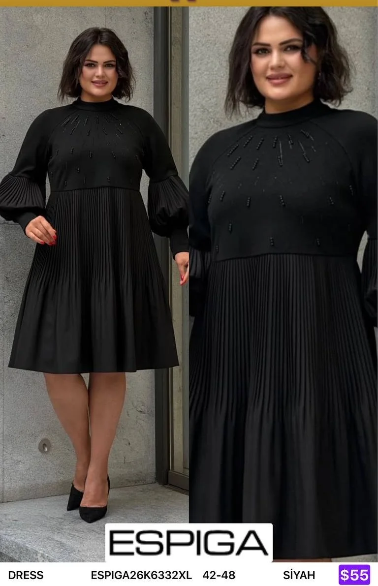 Платье ESPIGA (Black, модель ESPIGA26K6332XL) оптом