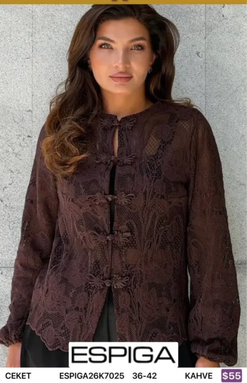 Жакет ESPIGA (Brown, модель ESPIGA26K7025) оптом