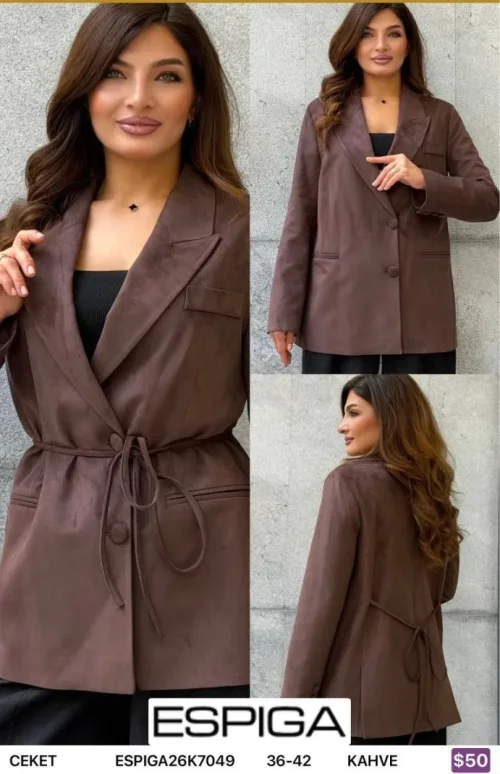 Жакет ESPIGA (Brown, модель ESPIGA26K7049) оптом