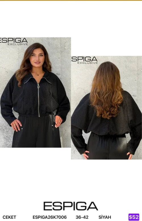 Жакет ESPIGA (Black, модель ESPIGA26K7006) оптом