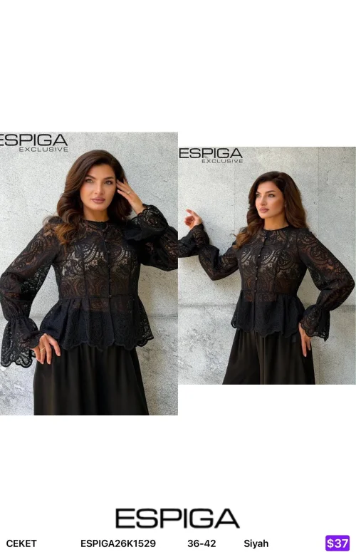 Жакет ESPIGA (Black, модель ESPIGA26K1529) оптом