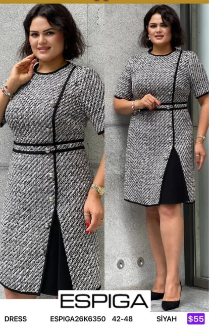 Платье ESPIGA (Black, модель ESPIGA26K6350) оптом
