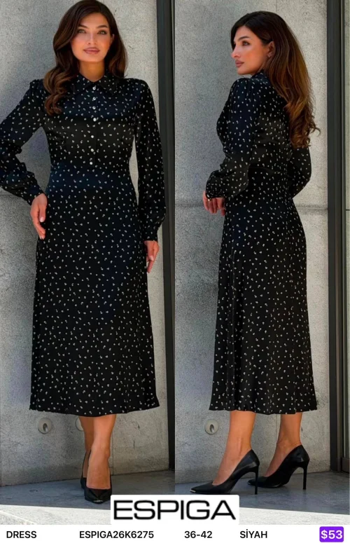 Платье ESPIGA (Black, модель ESPIGA26K6275) оптом