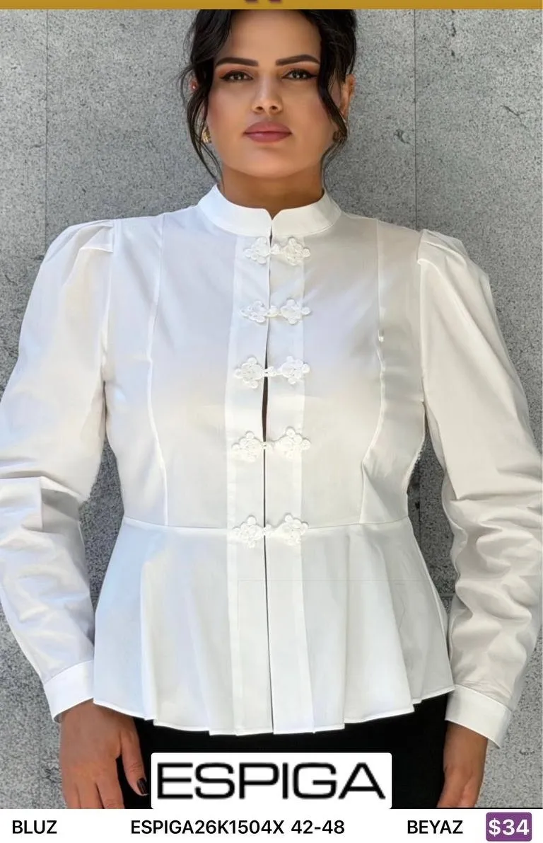 Блузка ESPIGA (White, модель ESPIGA26K1504X) оптом