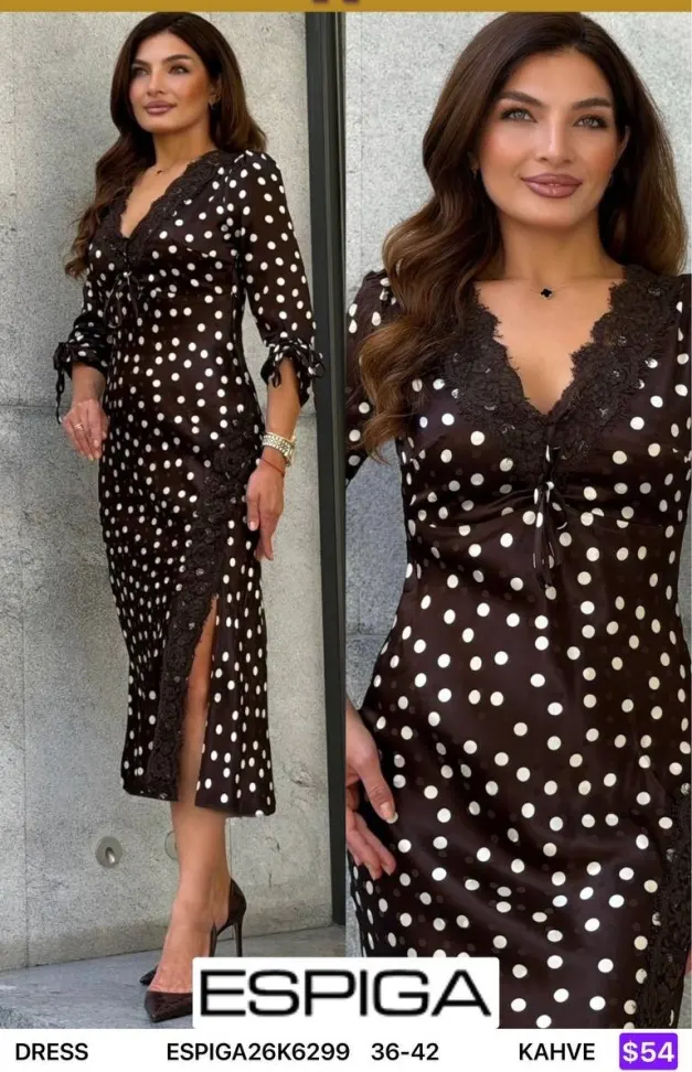 Платье ESPIGA (Brown, модель ESPIGA26K6299) оптом