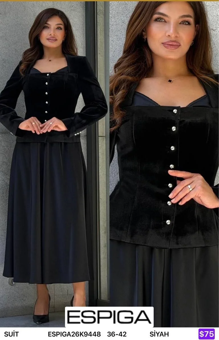 Костюмы и комплекты ESPIGA (Black, модель ESPIGA26K9448) оптом