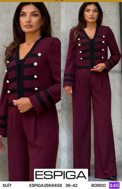 Костюмы и комплекты ESPIGA (Burgundy, модель ESPIGA26K9408) оптом