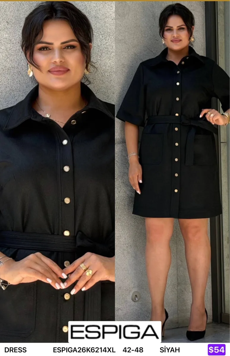 Платье ESPIGA (Black, модель ESPIGA26K6214XL) оптом