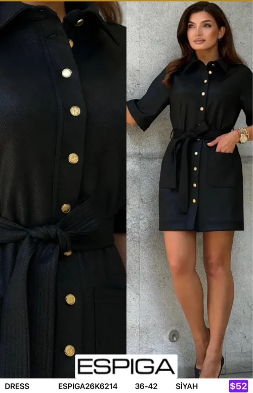 Платье ESPIGA (Black, модель ESPIGA26K6214) оптом