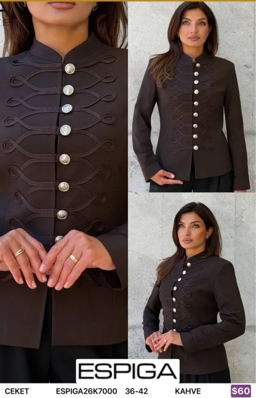 Жакет ESPIGA (Brown, модель ESPIGA26K7000) оптом