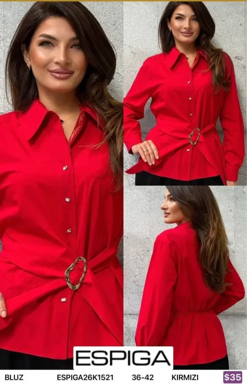 Блузка ESPIGA (Red, модель ESPIGA26K1521) оптом