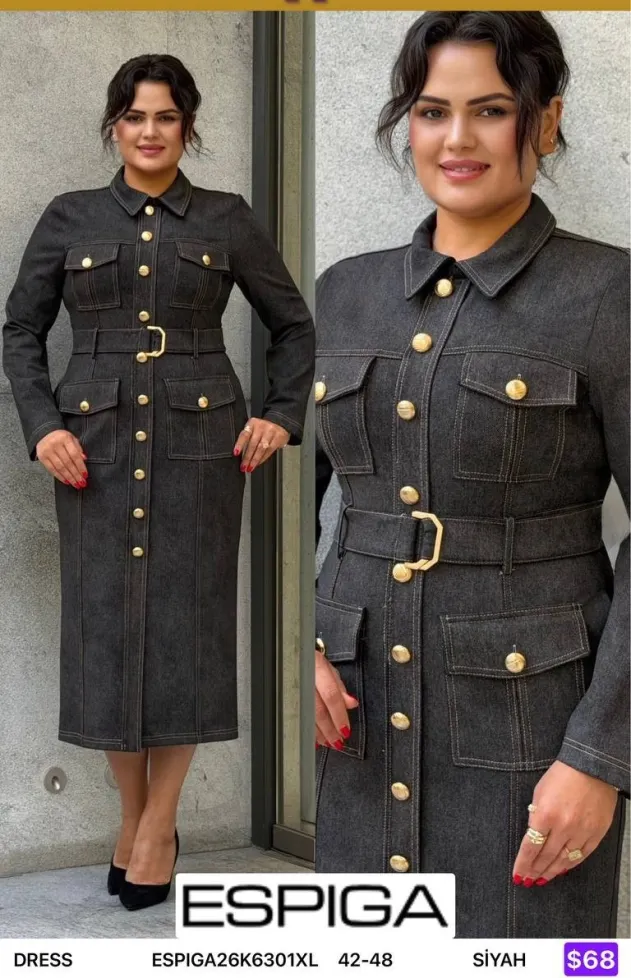 Платье ESPIGA (Black, модель ESPIGA26K6301XL) оптом