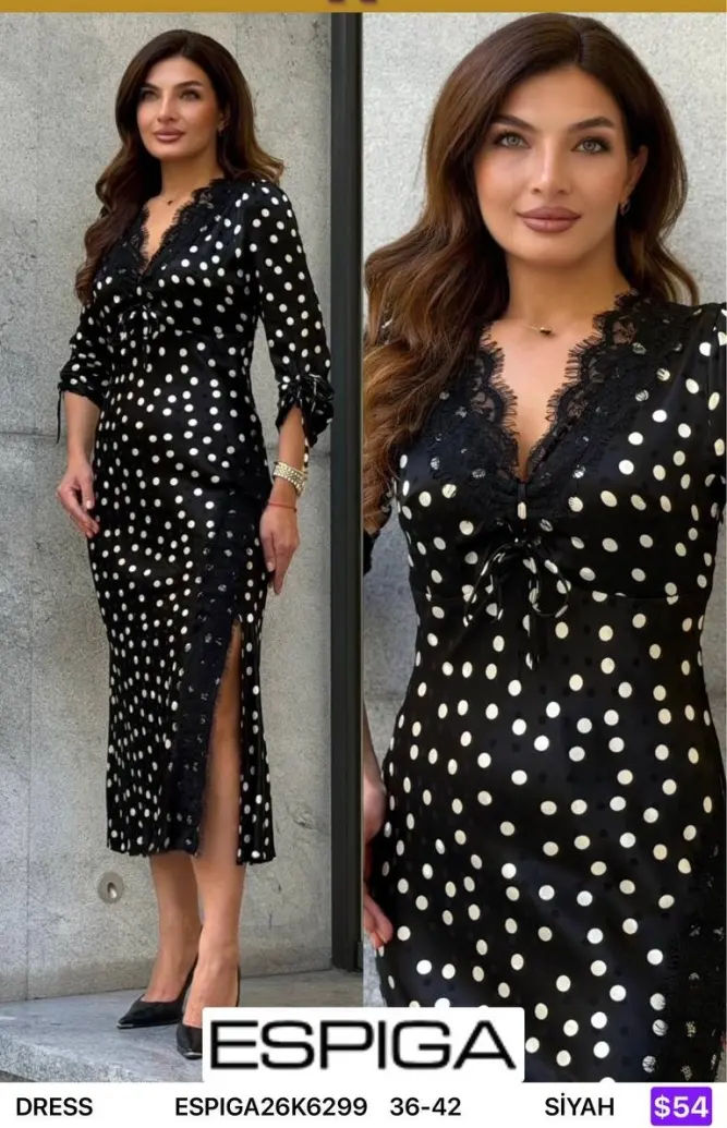 Платье ESPIGA (Black, модель ESPIGA26K6299) оптом