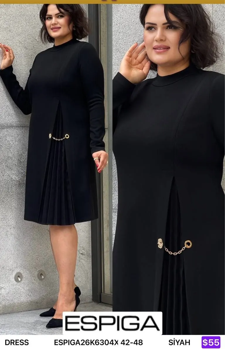 Платье ESPIGA (Black, модель ESPIGA26K6304X) оптом