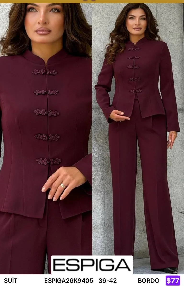 Костюмы и комплекты ESPIGA (Burgundy, модель ESPIGA26K9405) оптом