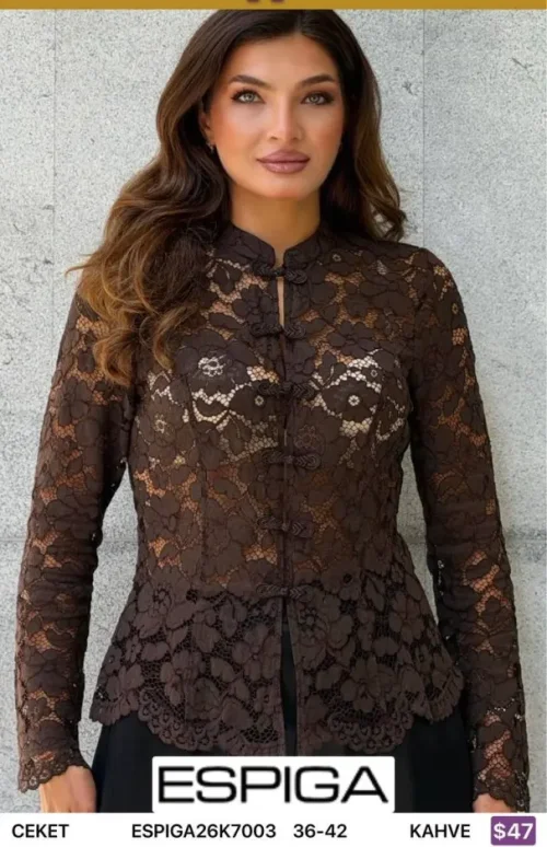 Жакет ESPIGA (Brown, модель ESPIGA26K7003) оптом