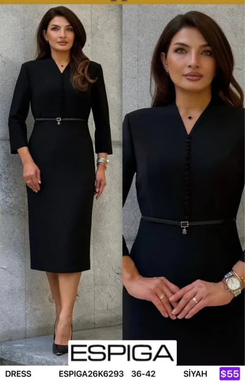 Платье ESPIGA (Black, модель ESPIGA26K6293) оптом