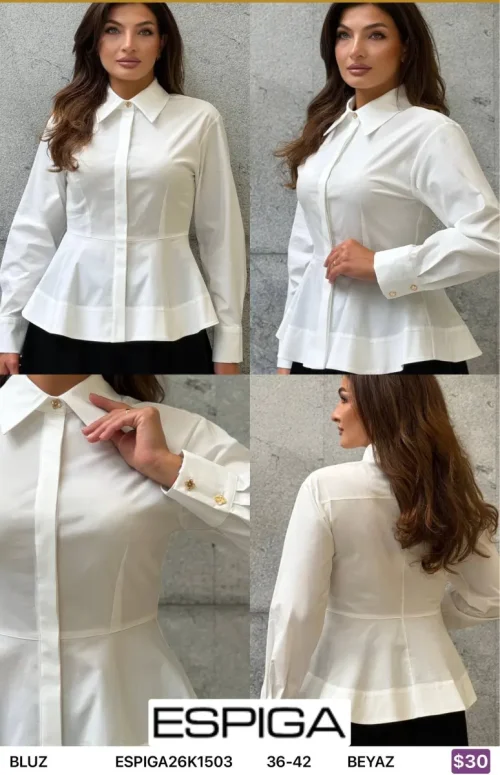 Блузка ESPIGA (White, модель ESPIGA26K1503) оптом