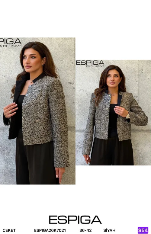 Жакет ESPIGA (Black, модель ESPIGA26K7021) оптом