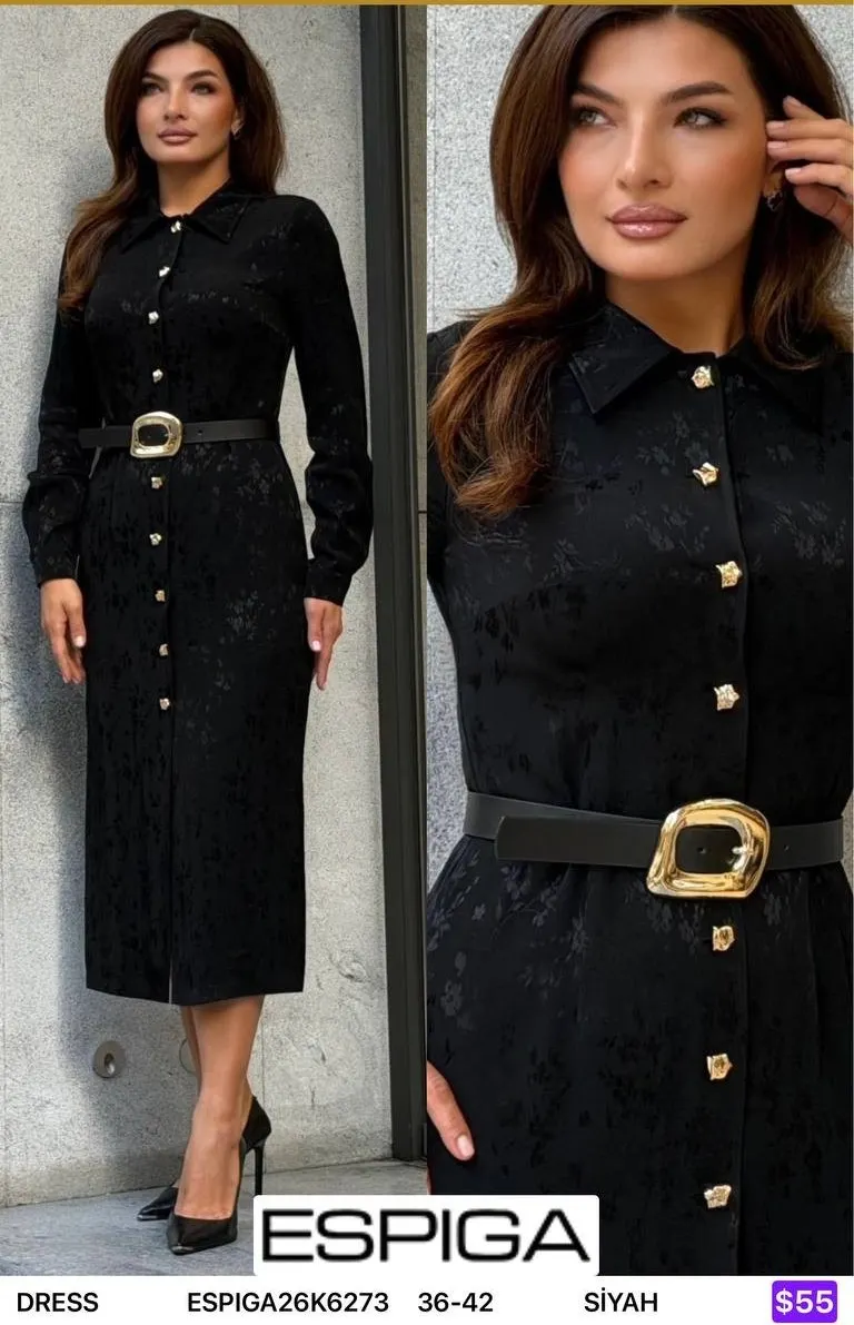 Платье ESPIGA (Black, модель ESPIGA26K6273) оптом