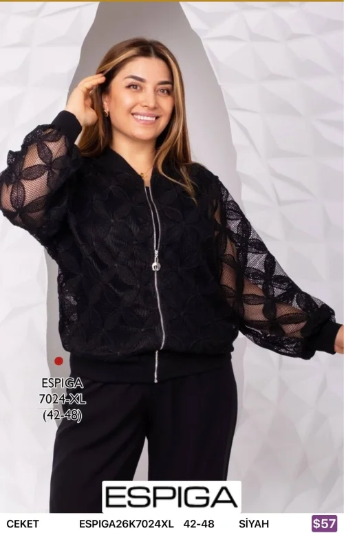 Жакет ESPIGA (Black, модель ESPIGA26K7024XL) оптом