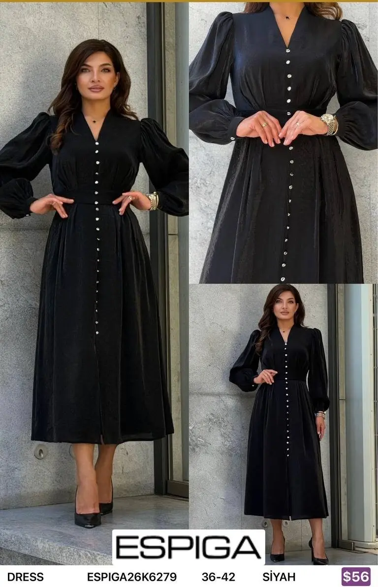 Платье ESPIGA (Black, модель ESPIGA26K6279) оптом