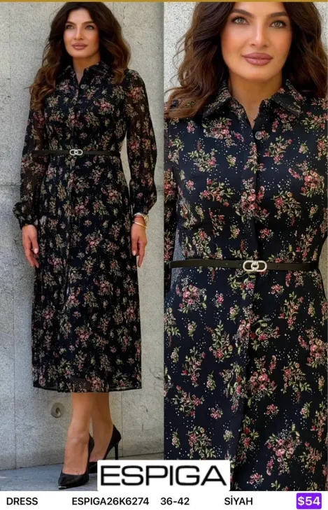 Платье ESPIGA (Black, модель ESPIGA26K6274) оптом