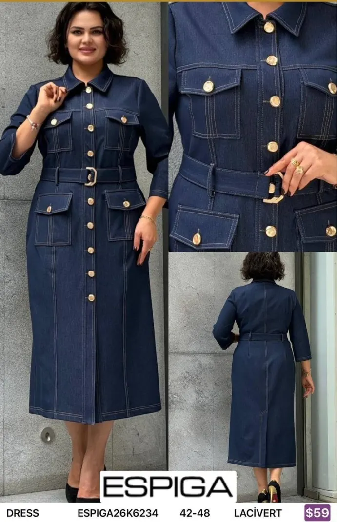 Платье ESPIGA (Navy, модель ESPIGA26K6234) оптом
