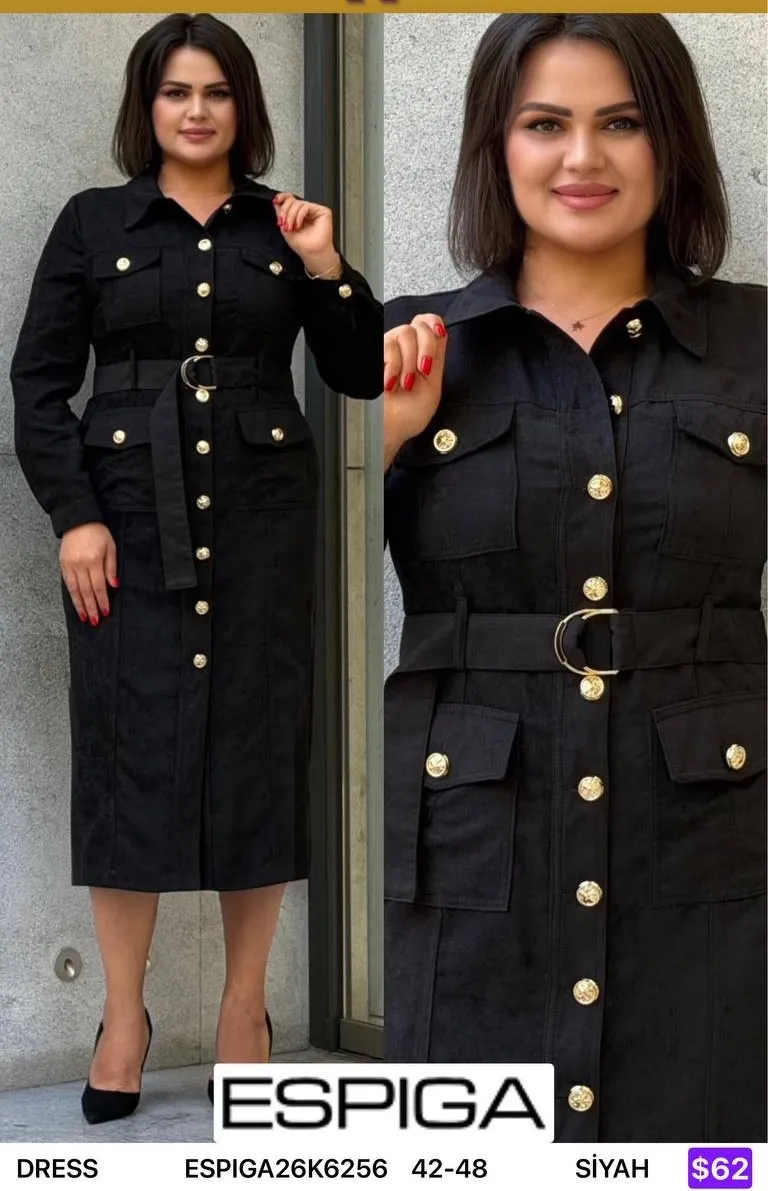 Платье ESPIGA (Black, модель ESPIGA26K6256) оптом