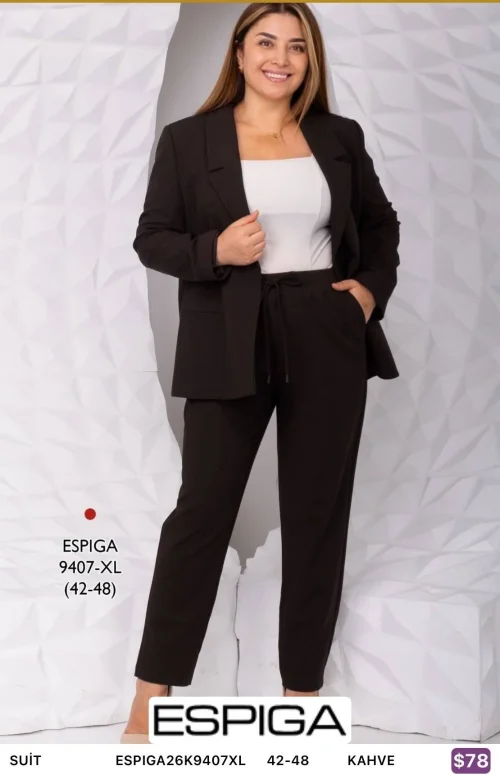 Костюмы и комплекты ESPIGA (Коричневый, модель ESPIGA26K9407XL) оптом