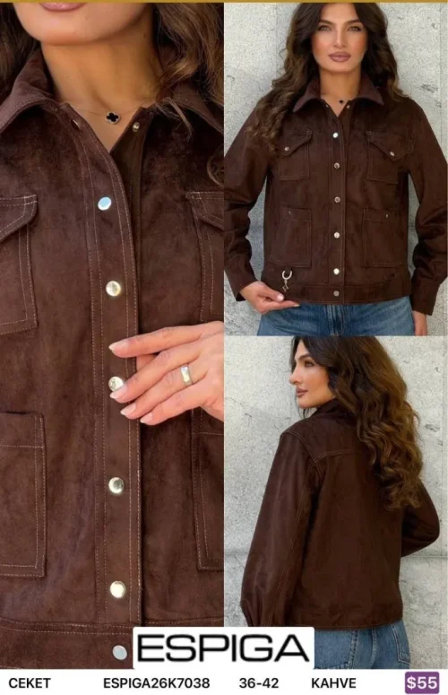 Жакет ESPIGA (Brown, модель ESPIGA26K7038) оптом