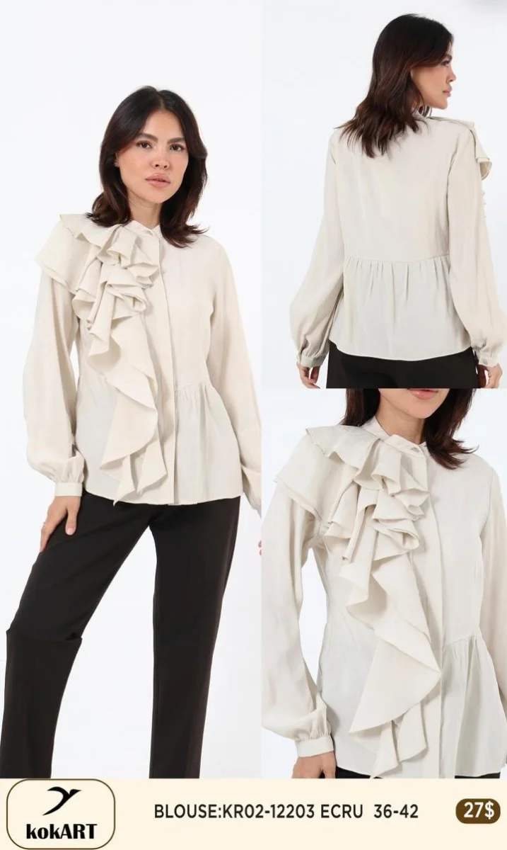 Блузка Esta Line (Cream, модель 12203) оптом