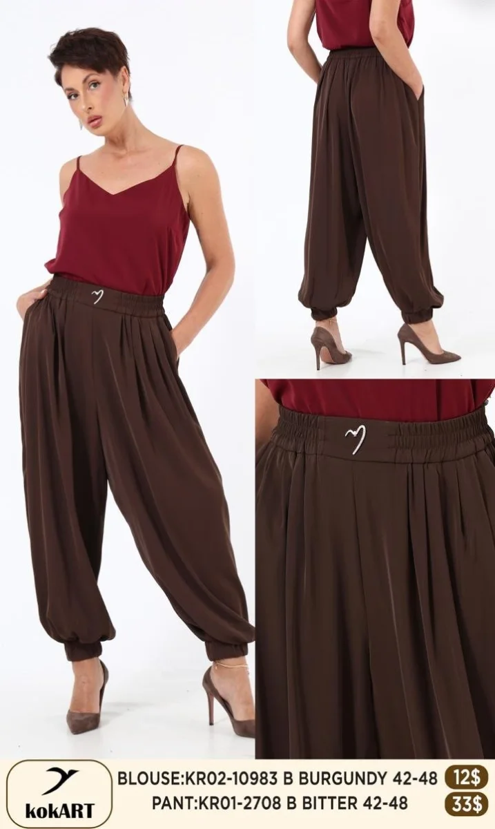 Блузка Esta Line (Burgundy, модель 10983) оптом