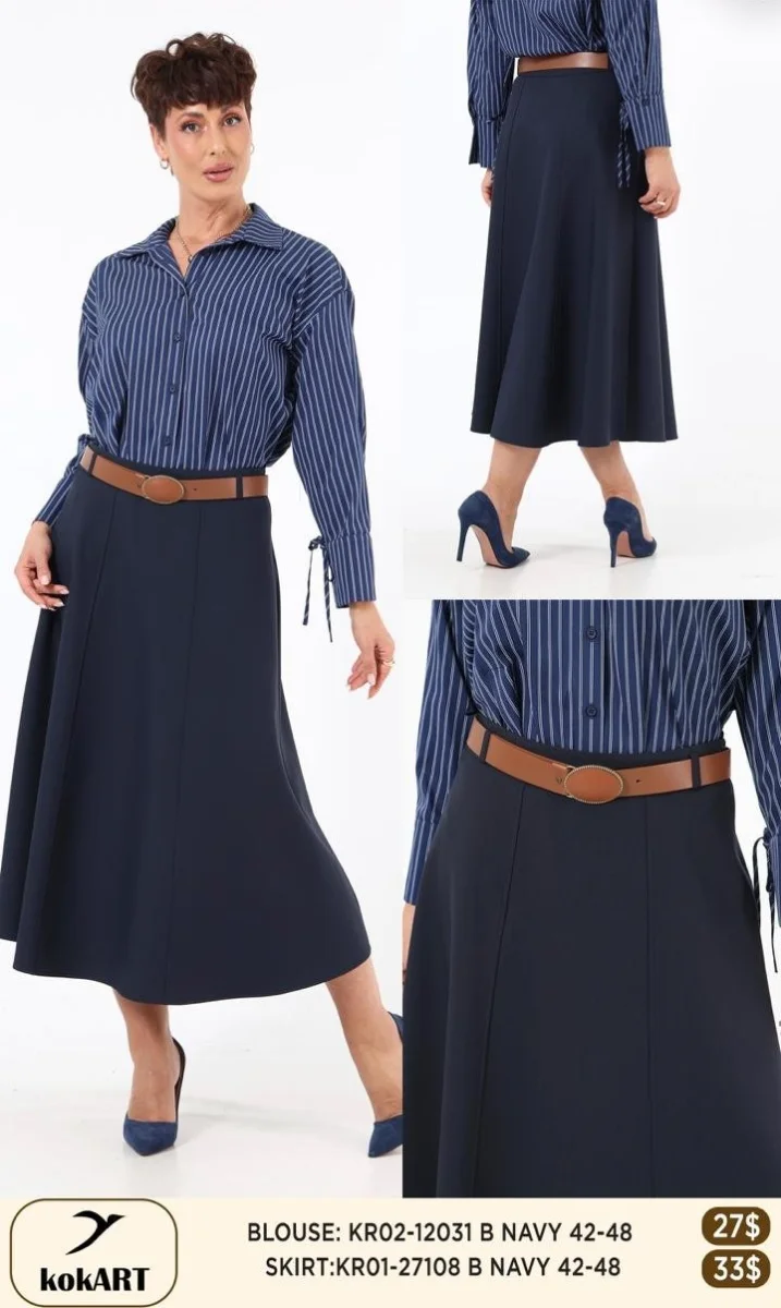 Блузка Esta Line (Navy, модель 12031) оптом