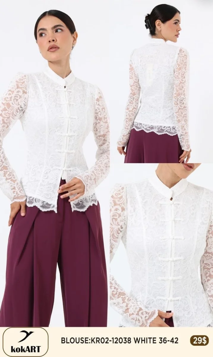 Блузка Esta Line (White, модель 12038) оптом