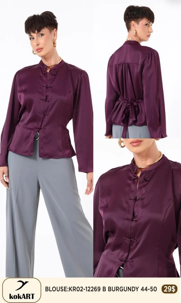 Блузка Esta Line (Burgundy, модель 12269) оптом